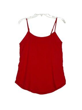 Faded Glory Essential Red Scoop Neck Camisole Adjustable Spaghetti Straps Sz 4-6